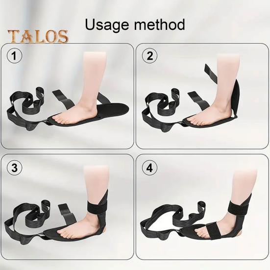 Halka Bantlı Yoga Esnetme Kayışı Ayarlanabilir Ayak Baldır Germe Bandı Erkek Kadın Ev Egzersizi Fizik Tedavi Direnç Bandı