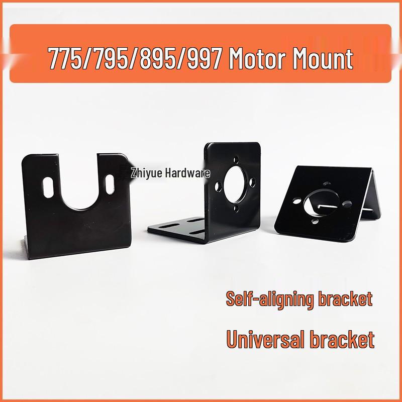 Universal Height-Adjustable 775/795/895 Motor Bracket - U-Shaped Metal Base for DIY Projects