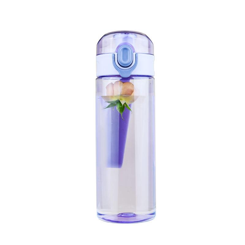 Lightweight Plastic Cup Student Water Cup Roomy Lightweight Handle Cup High Temperature Resistant Good-looking Outdoor Activity Travel Active Bottle