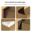 Thickened Triangle Fixed Angle Code 90 Degree  Angle Furniture Corner Connector Brace Support Bracket