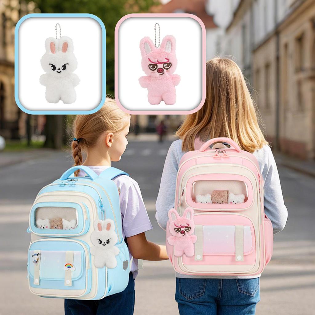 Cute Wandering Children Doll Standing Posture Doll Keychain Bag Pendant Toy