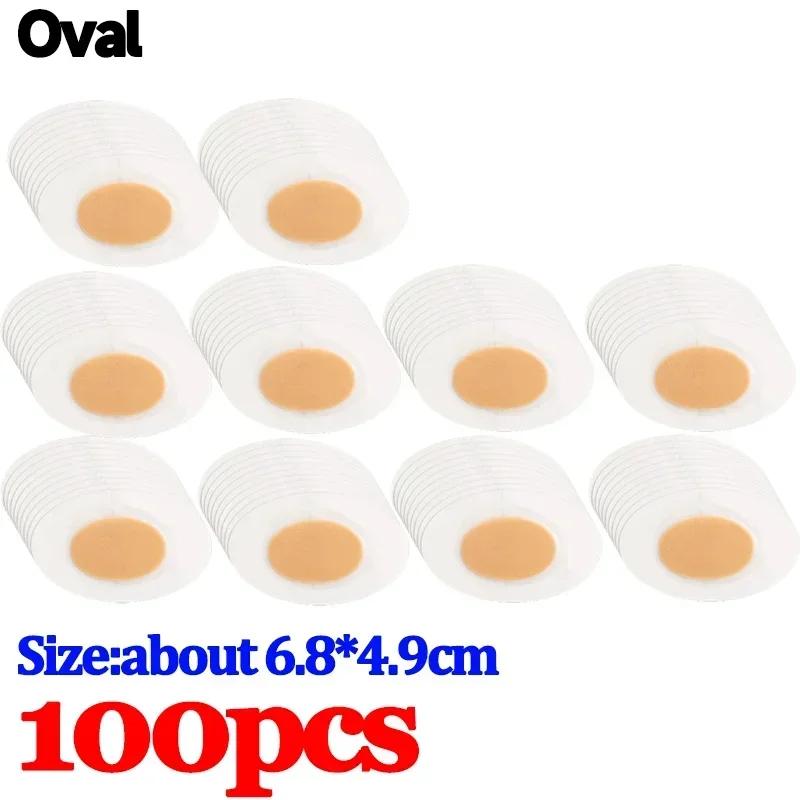 100pcs Gel Heel Protector Foot Patches Adhesive Blister Pad Heel Liner Shoes Stickers Pain Relief Plaster Foot Care Cushion Grip