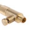 Brass Mini Air Compressor Portable Automotive Car Tire Deflation Connector Screw-in Type for Hose Repair Inflate Chuck