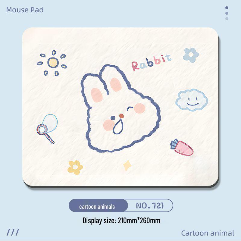 Cute Cartoon Mouse Pad with Hand Rest - Small & Thick for Desktop & Laptop