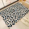 Fashion Leopard Print Bathroom Mat Kids Room Bedroom Decoration Balcony Anti-Slip Doormat Living Room Welcome Rug