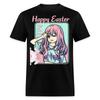 Happy Easter Easter Day Kawaii Anime Girl and Easter Bunny T-Shirt