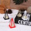 9Cm Mini Led European Triangle Light Simulation Cande Light Dollhouse Miniature Night Lamp Home Model Decor Toy