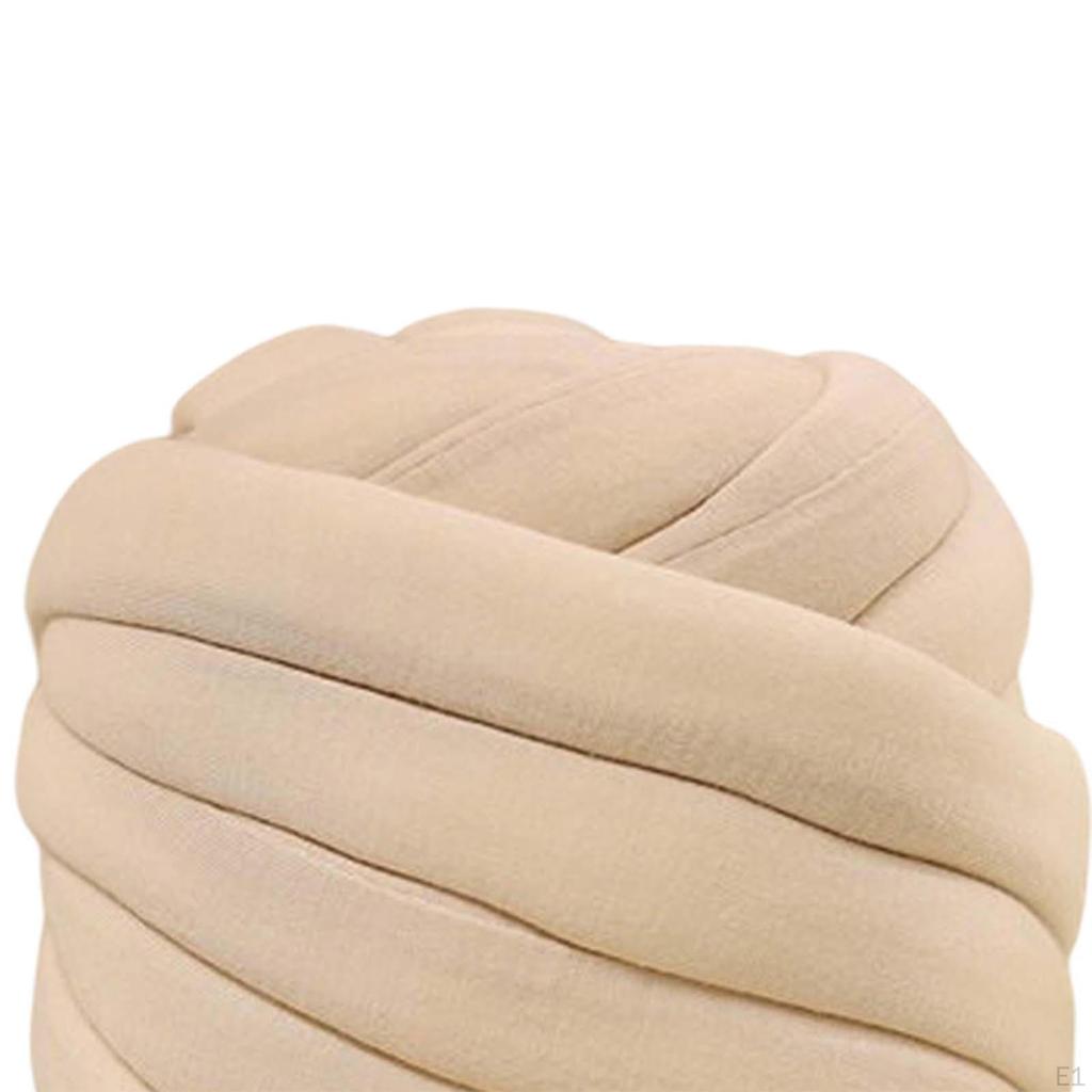 Arm Knitting Yarn for Chunky Braided Knot Throw Blanket DIY, Soft Washable Tube Bulky Giant
