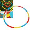 Golf Practice Target Rings Ultra Thin Silicone Vibrant Targets Indicator Golf Targets Circle for Golf Training Red Yellow Blue Large Circles 129.5cm