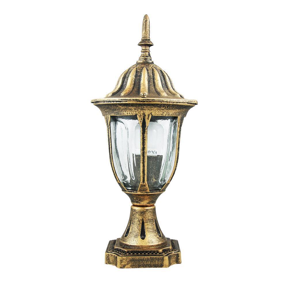 Gartenleuchte Stehend Retro Florenz 37cm E27 IP43 Patina Goldlux