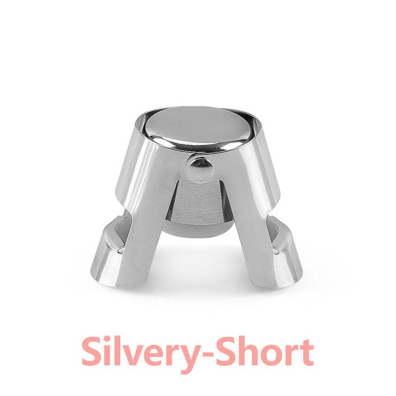 Portable Stainless Steel Champagne Sparkling Stopper Sealing Bottle Cap Wine Bottle Stopper Wine Beer Bottle Cork Plug