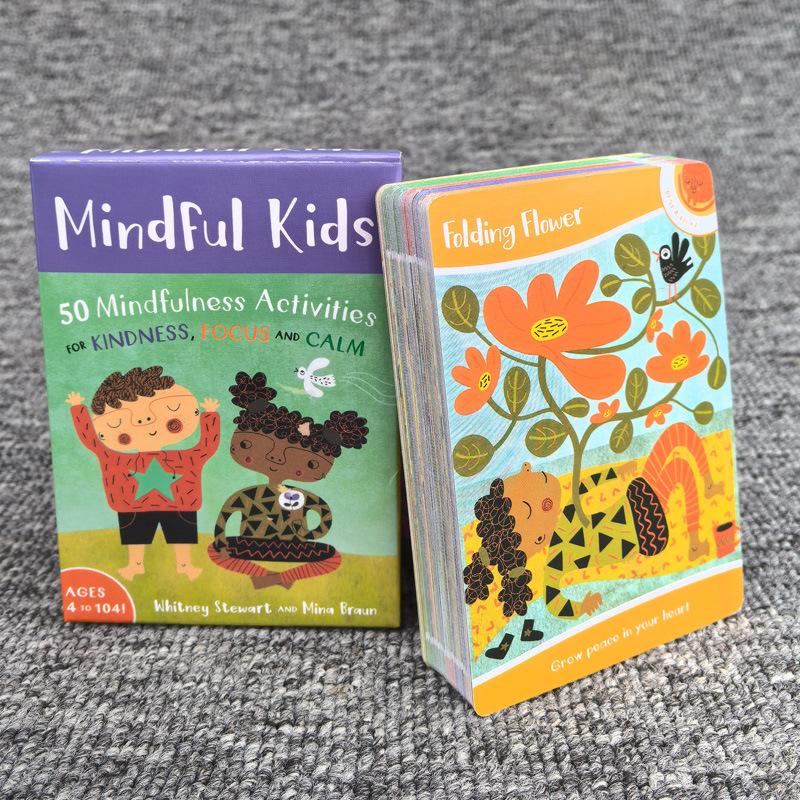 Mindful Kids 50 Mindfulness Activities for Kindness Card Board Game
