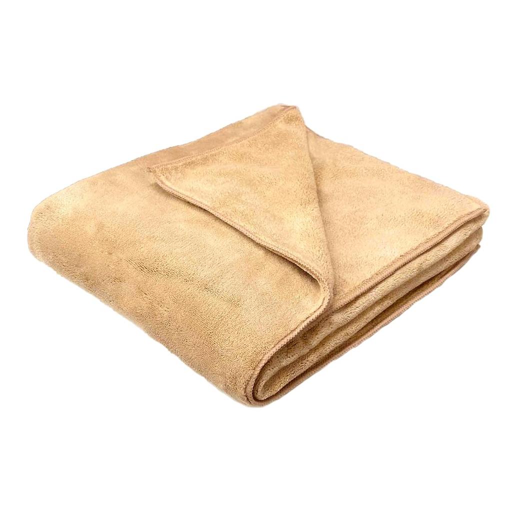 P-UP Claire Mediket Towel, Super Absorbent, Quick Drying, P-UP Wave Pattern, Large Size, 70 X 120 Cm, Beige