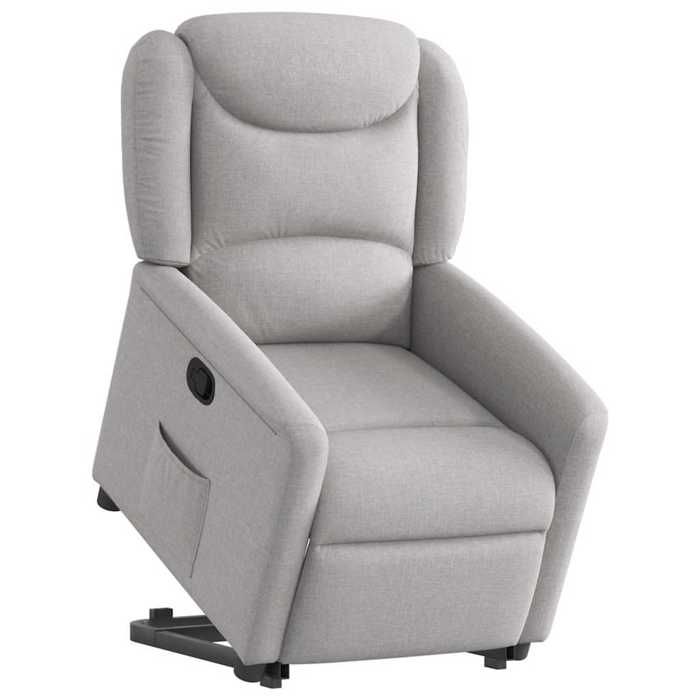 VidaXL Fauteuil inclinable gris nuage tissu 3303203