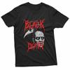 Black Death Horror Plague Doctor Metal Style T-Shirt