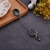 Stainless Steel Musical Notes Coffee Spoon Stirring Cup Spoon Music Stick Ice Cream Spoon Kitchen Tool Spoon Accessories