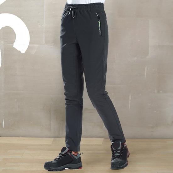 Pánské Podzim Zima Silná teplá fleecová podšívka Kalhoty Pružný pas Stahovací šňůrka Kapsy na zip Větruodolná Vodotěsná Turistika Trekking Kempování Lyžování