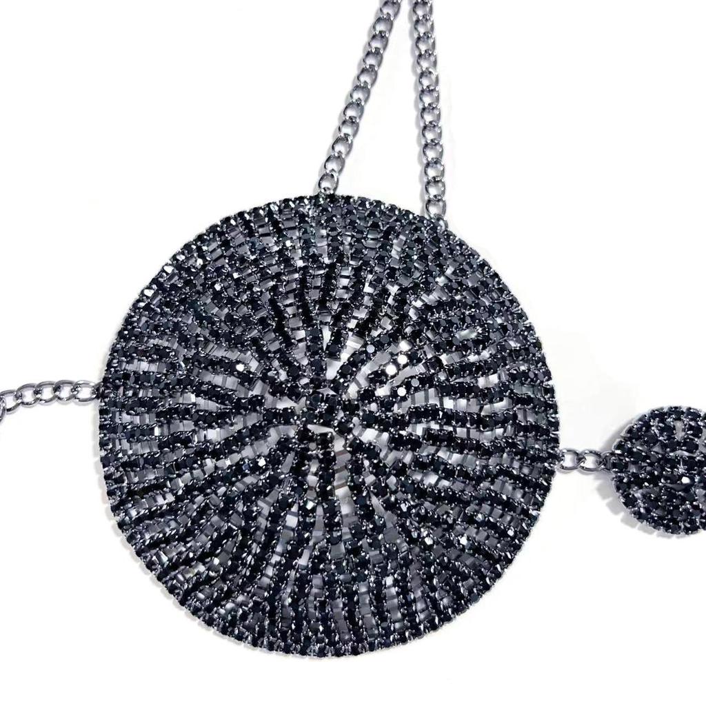 Kamínková vícevrstvá bikiny hrudní řetízka - Luxusní křišťálový tělový doplněk