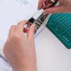 Multi-functional 360-degree Rotating Labor-saving Stapler - White Business Office Supplies - Can Bind 25 Sheets of Paper At A Time