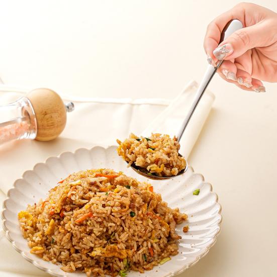 Rustfritt Stål Skje Stor Varmgryte Suppeøse Ramen Nudler Øse Langt Håndtak Spiseskje Kjøkkenredskap