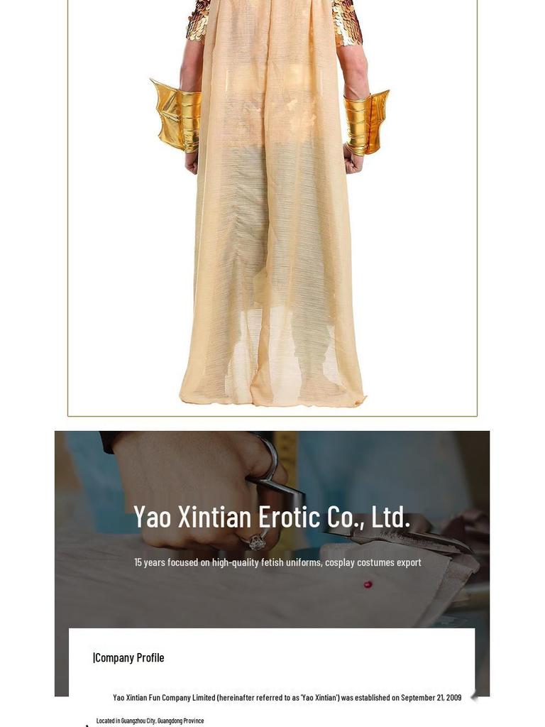 Neptune Pharaoh Queen Halloween Costume for Adult Men & Women - Role-Playing Performance Attire