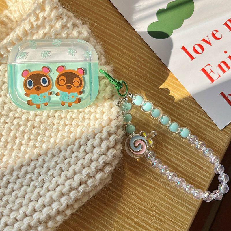 

Third Generation Airpodspro Wireless Bluetooth Headset Case 3 Fourth Generation 5 Generation Shatter-resistant Hard Case Mori Friends Will Buy airpods 1/2 generation Beaver grain Beaver]