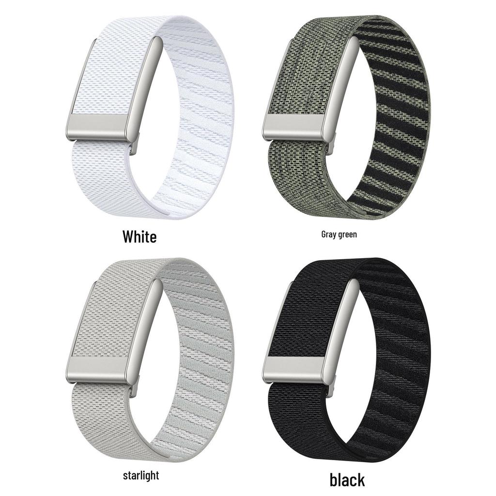 Whoop 5.0 Strap: Elastic Woven Nylon Heart Rate Monitoring Sports Wristband