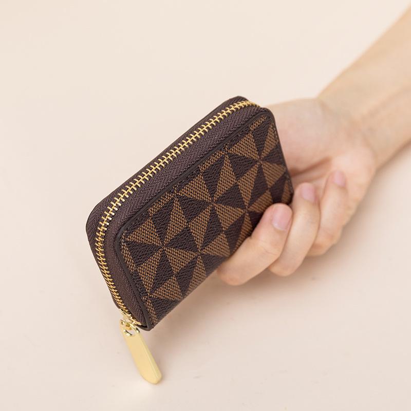 Fashion Short Wallet Spring/summer New Printed Change Purse Purse Purse Wallet Card Bag ID Bag for Both Men and Women
