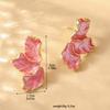 2PC Women's Fashion Irregular Flower Earrings Zircon Accessories Suitable for Date, Party, Festival Gifts