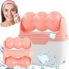 Ice Roller Facial Massager 2 Shape Heads Shrink Pores Reusable Freezable Ice Massager Lifting Tools Cold Therapy Face Skin Care