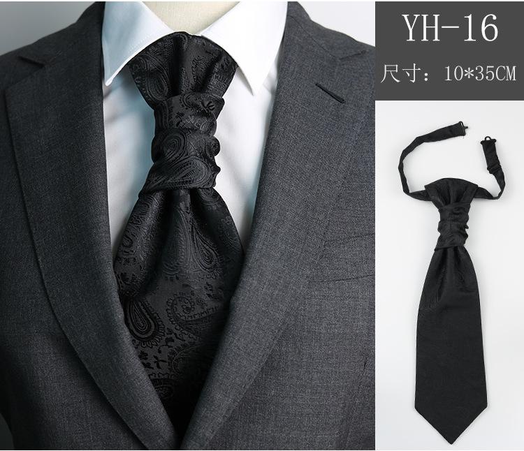 Men'S Tie, Wedding Groom Dinner Meeting Suit Gentleman'S Dress British Burgundy Silk Hong Kong Knot