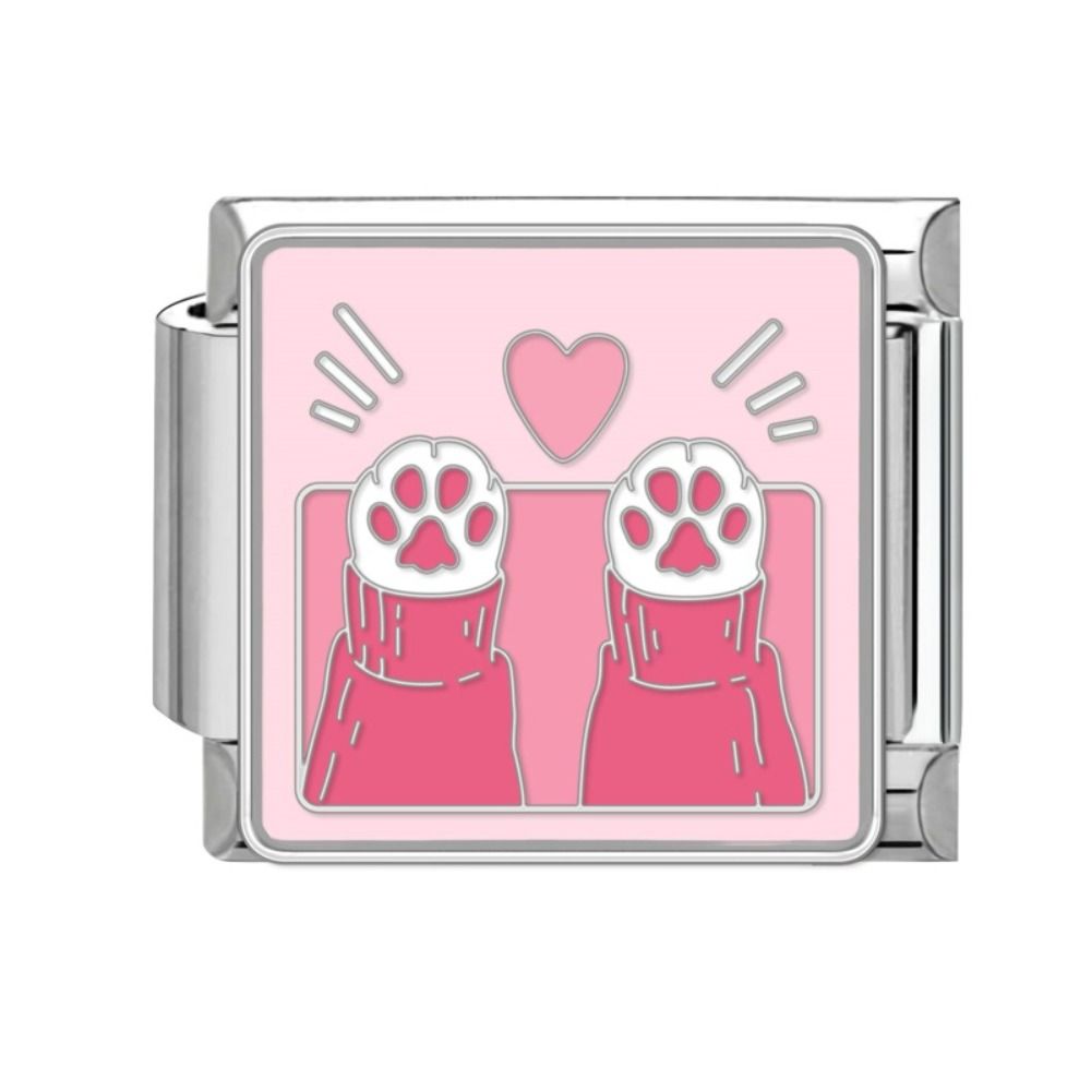 Cute Animal Series Charm Italian Links Fit 9mm Bracelet Stainless Steel Charm Bracelet Link Colorful Module Bracelet Accessories