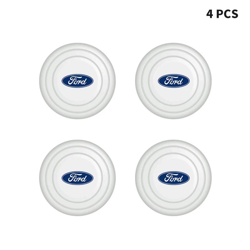Car Door Shock Absorber Luminous Silicone Pads Anti Shock Pad Car Door Protector For Ford Fiesta Mondeo Fusion Explorer Escape