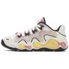 Sapatos Rasgados Verticais Retro Bico Redondo Cadarço Cano Baixo Tênis de Basquete Feminino Tênis Branco Rosa T12W423206FSB