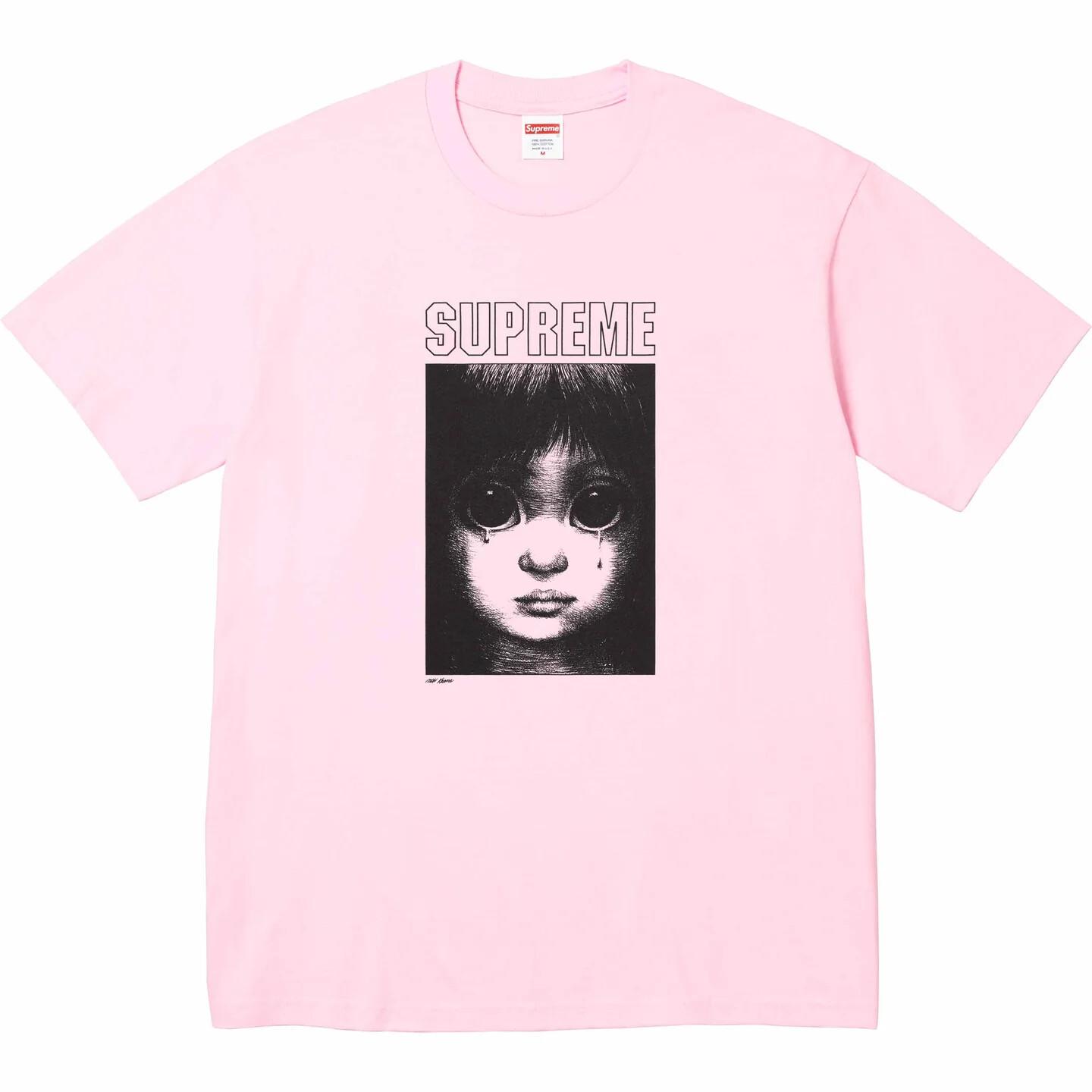 Supreme Margaret Keane Teardrop Tee Light Pink XL