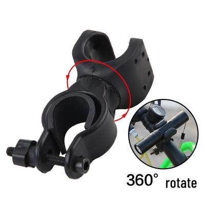 360° Rotating U-Shaped Bike Flashlight Mount Clip