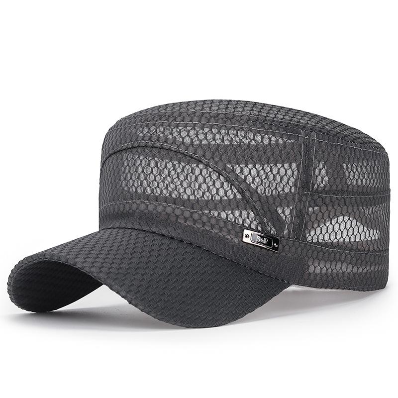 Spring Summer Anti-UV Baseball Cap Adjustable Casual Cadet Hat Breathable Outdoor Sun Hat Men