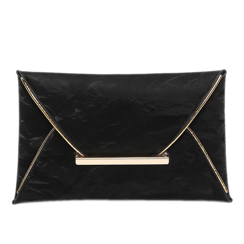 

Корейская версия темпераментной сумки-клатча 2024 года, новый тренд индивидуальности, повседневная ретро-сумка-конверт, сумка для мобильного телефона чёрный