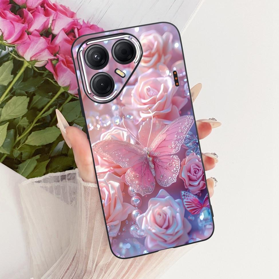 Phone Case For Tecno Pova 7 5G Cover Silicone Cute Cat Fashion Funny Painted Casing For Tecno Pova7 5G LJ7