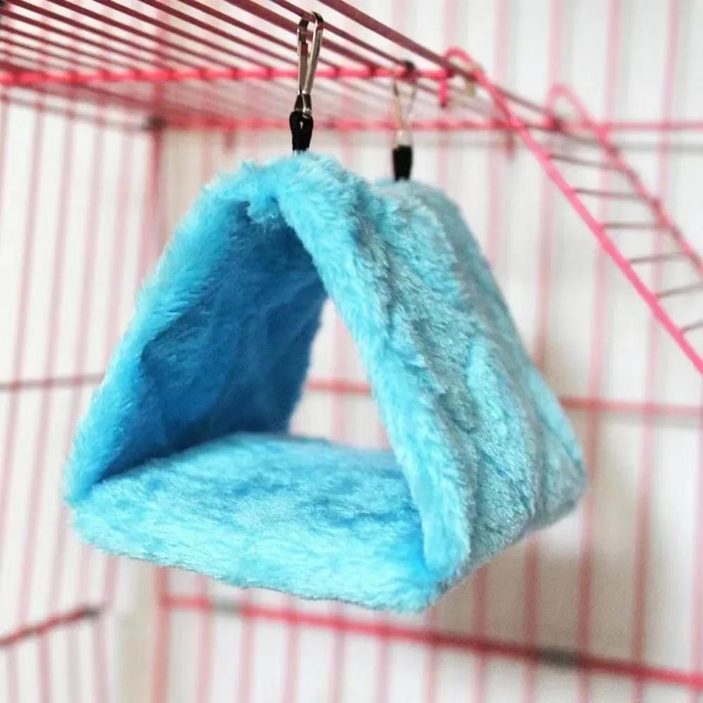2025 News Pet Bird Parrot Cages Warm Hammock Hut Tent Fashion Bed Hanging Cave for Sleeping and Hatching Cage Decoration