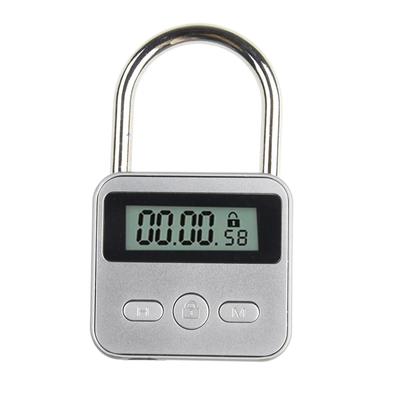 Bloqueo de Temporizador Metálico Pantalla LCD Multifunción Bloqueo de Seguridad para el Hogar Chip Inteligente Incorporado Interruptor Temporizador Digital Desbloqueo Automático