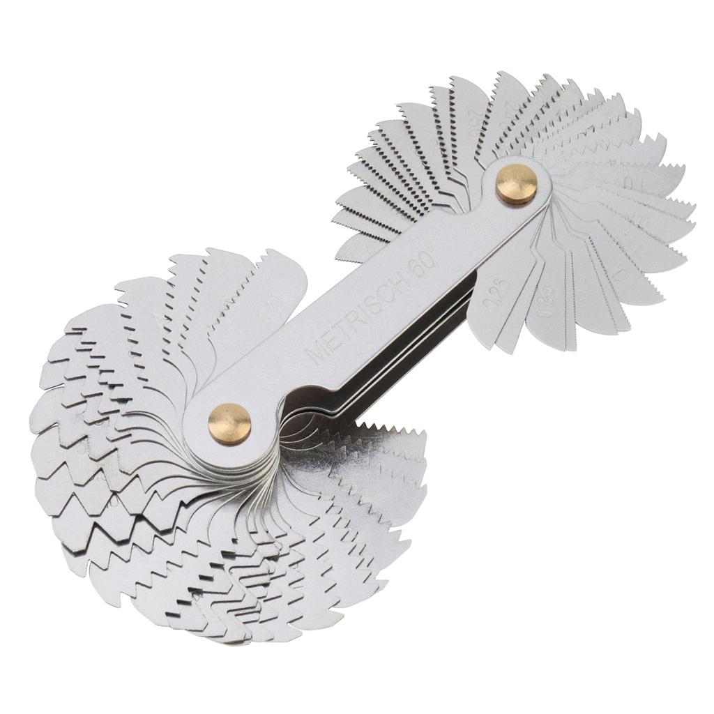 20pcs-58pcs Blades Screw Pitch Gauge Metric & Imperial & US Screw Meter SAE Whitworth 55/60 Degree Metrisch Thread Measurement Tools