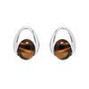 Retro Tiger Eye Women's Stud Earrings: Elegant, Luxurious, Unique Design