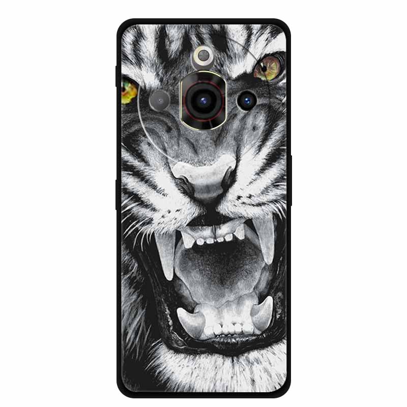 Funda For ZTE Nubia Focus Pro 5G Soft Bumper For Nubia Focus Pro Black Silicone Phone Cases Nubia Focus Pro 5G Protective Coque