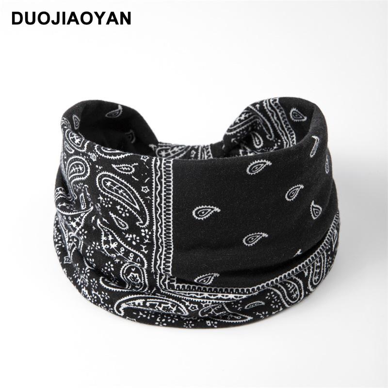 Paisley Knot Elastic Yoga Headband – European & American Style