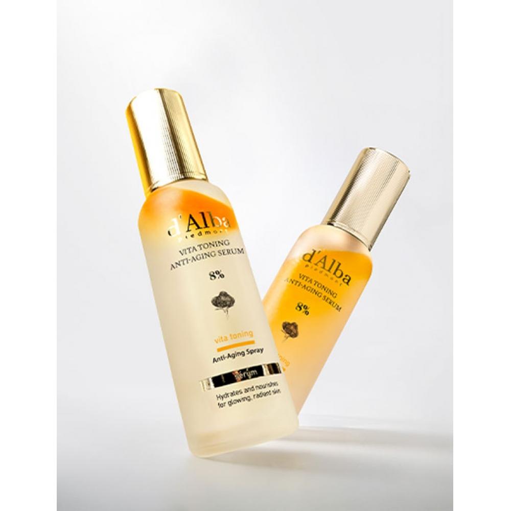 Dalba Vitamine Toning Anti Aging Spray Serum 8  1+1 Set  70ml beige