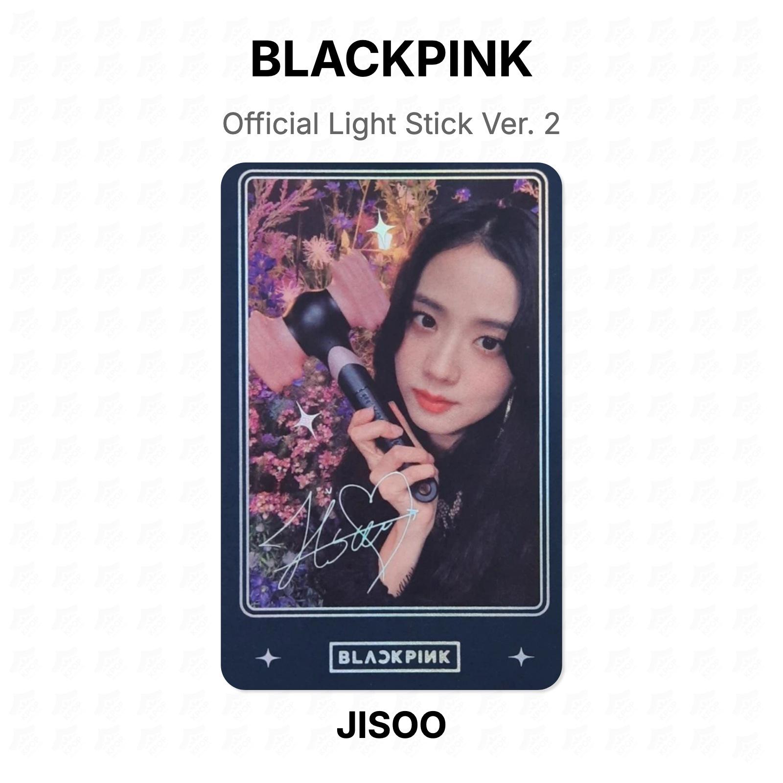 BLACKPINK Official Light Stick Ver. 2 Official Photocard JISOO