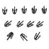 Auto Clips Fasteners Push Accessories B09250715 Black
