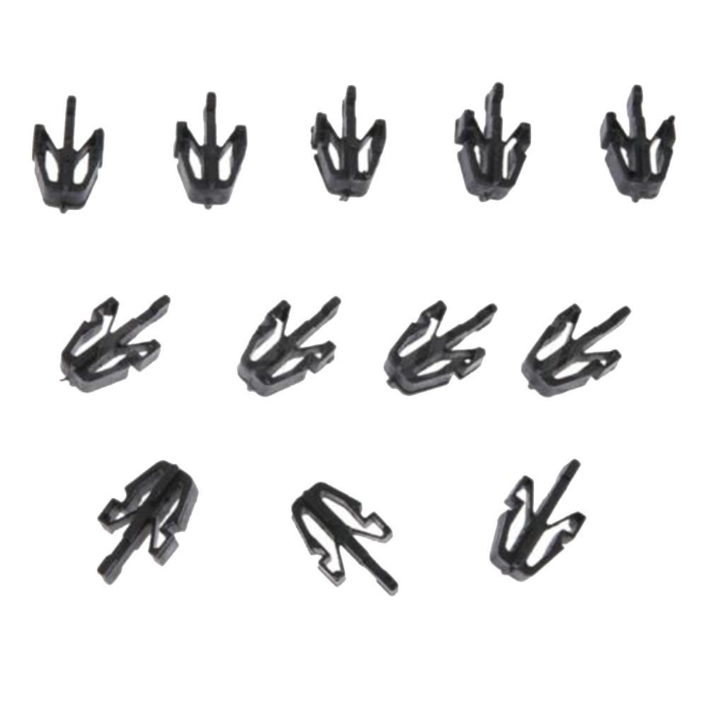 Auto Clips Fasteners Push Accessories B09250715 Black