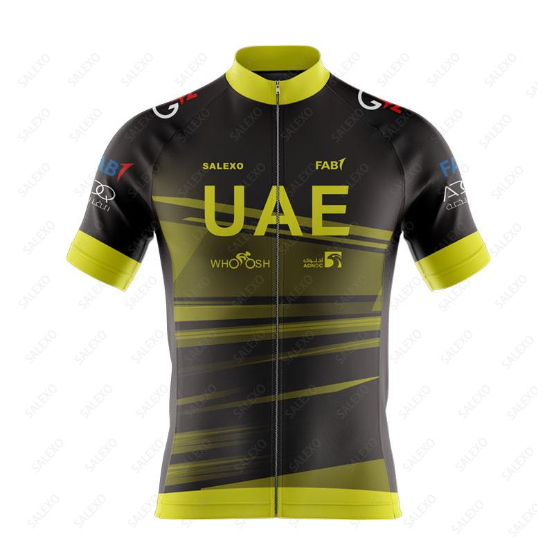 Bărbați de vară Emiratele Arabe Unite Îmbrăcăminte de ciclism cu mânecă scurtă Tricou pentru ciclism Sport Mtb Tricou pentru biciclete Respirabil Set de tricou pentru ciclism